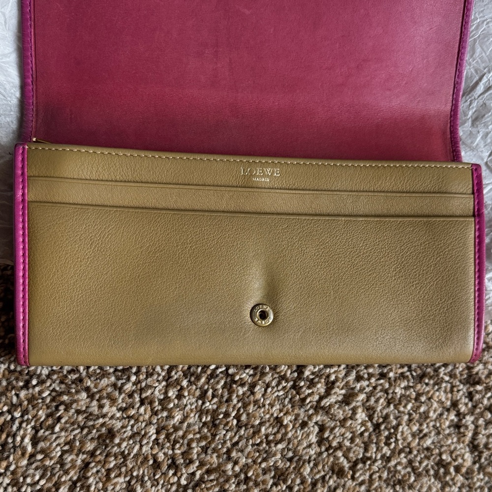 Loewe Tan and Pink Women's Wallet - Picture 10 of 16